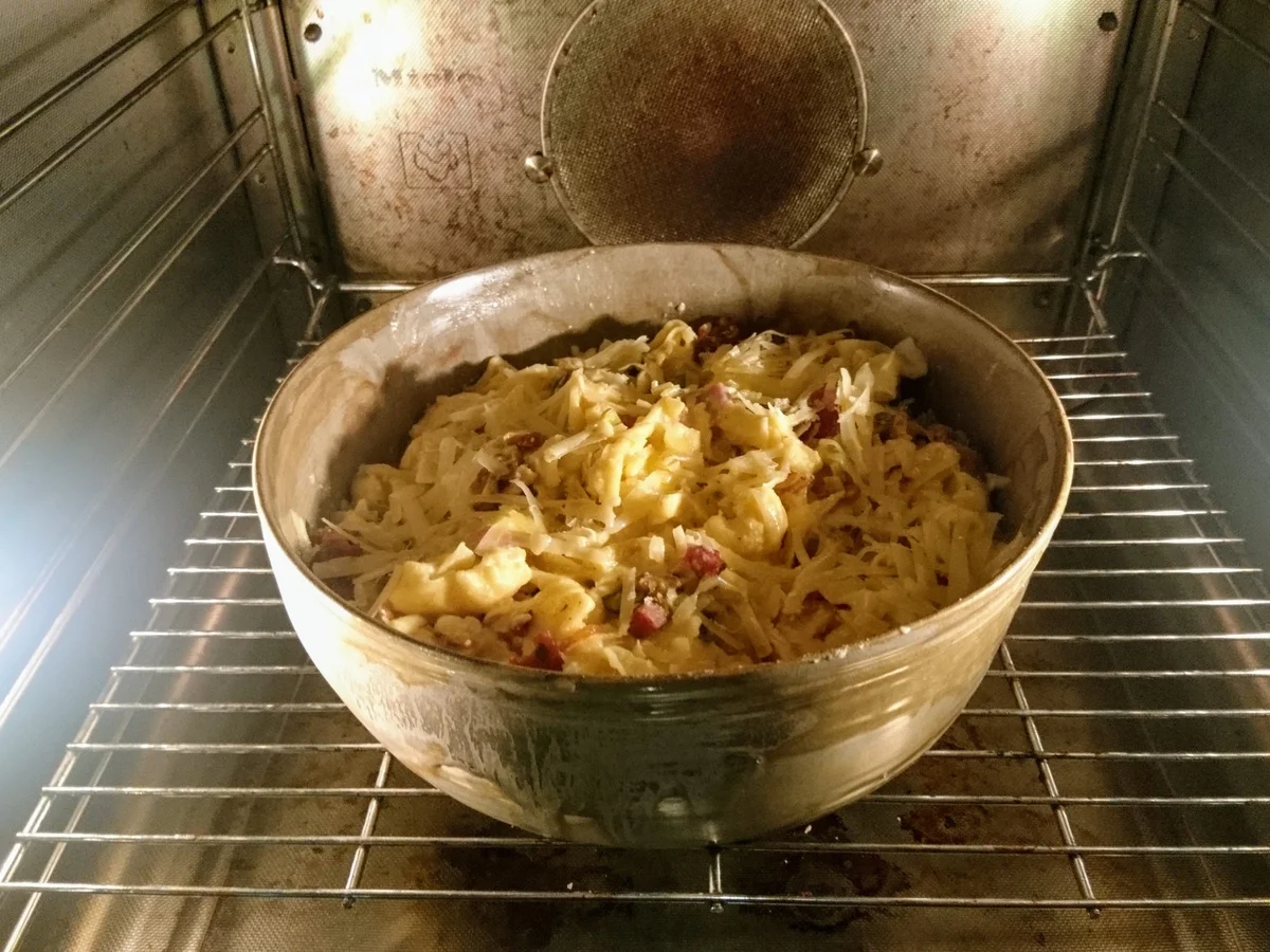 Nudelauflauf: Schinkenfleckerl - Rezept - Bild Nr. 7