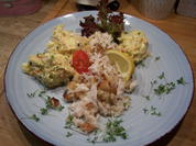 Stockfisch Essen mit Beilage - Rezept - Bild Nr. 13521