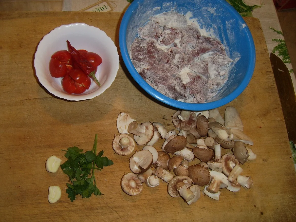 Mischpilz-Hühnerleber-Pfanne - Rezept - Bild Nr. 5