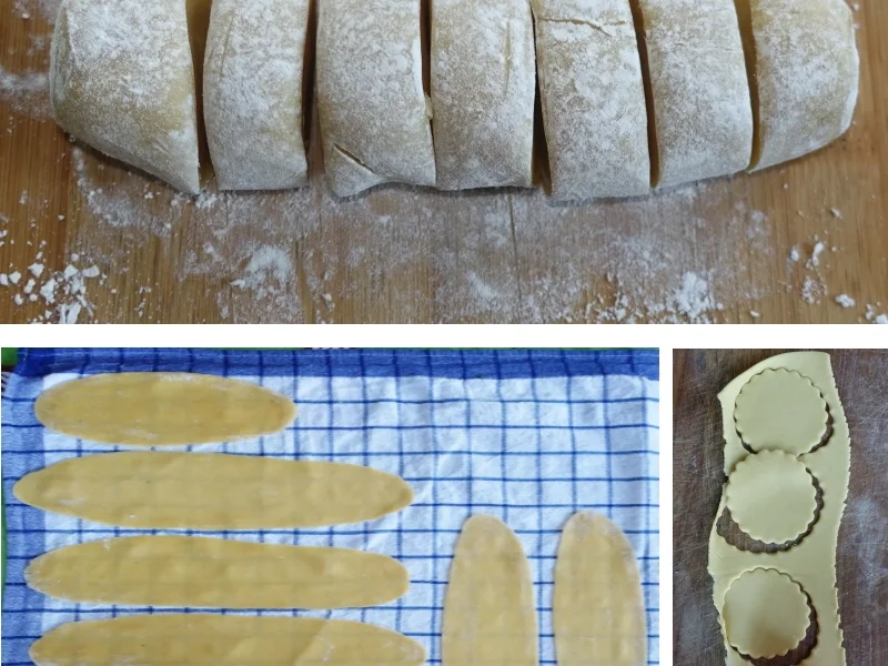 Ravioli mit Hühnerfleisch- und Gemüsefüllung – Ravoli di pollo - Rezept - Bild Nr. 8