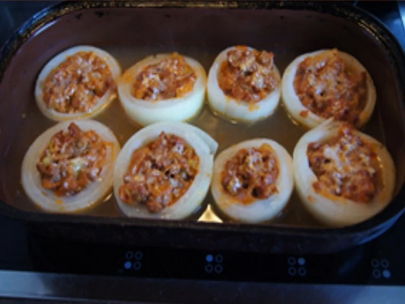 Gefüllte Gemüsezwiebeln - Rezept - Bild Nr. 11