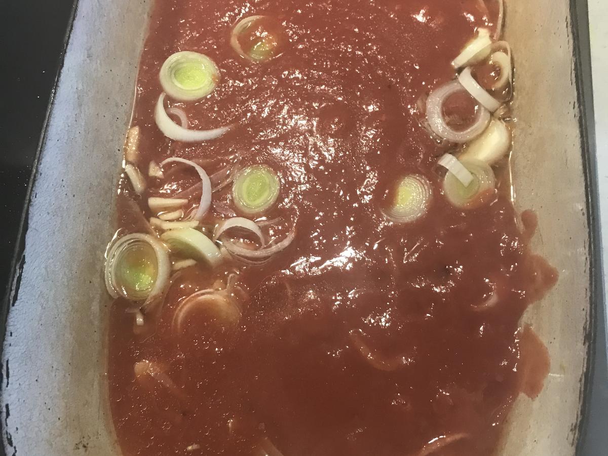 Hühnchengulasch mit Spitzkohl - einfach - 240 kcal/100g