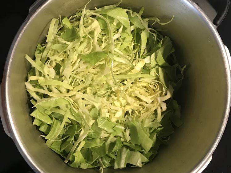 Hühnchengulasch mit Spitzkohl - einfach - 240 kcal/100g