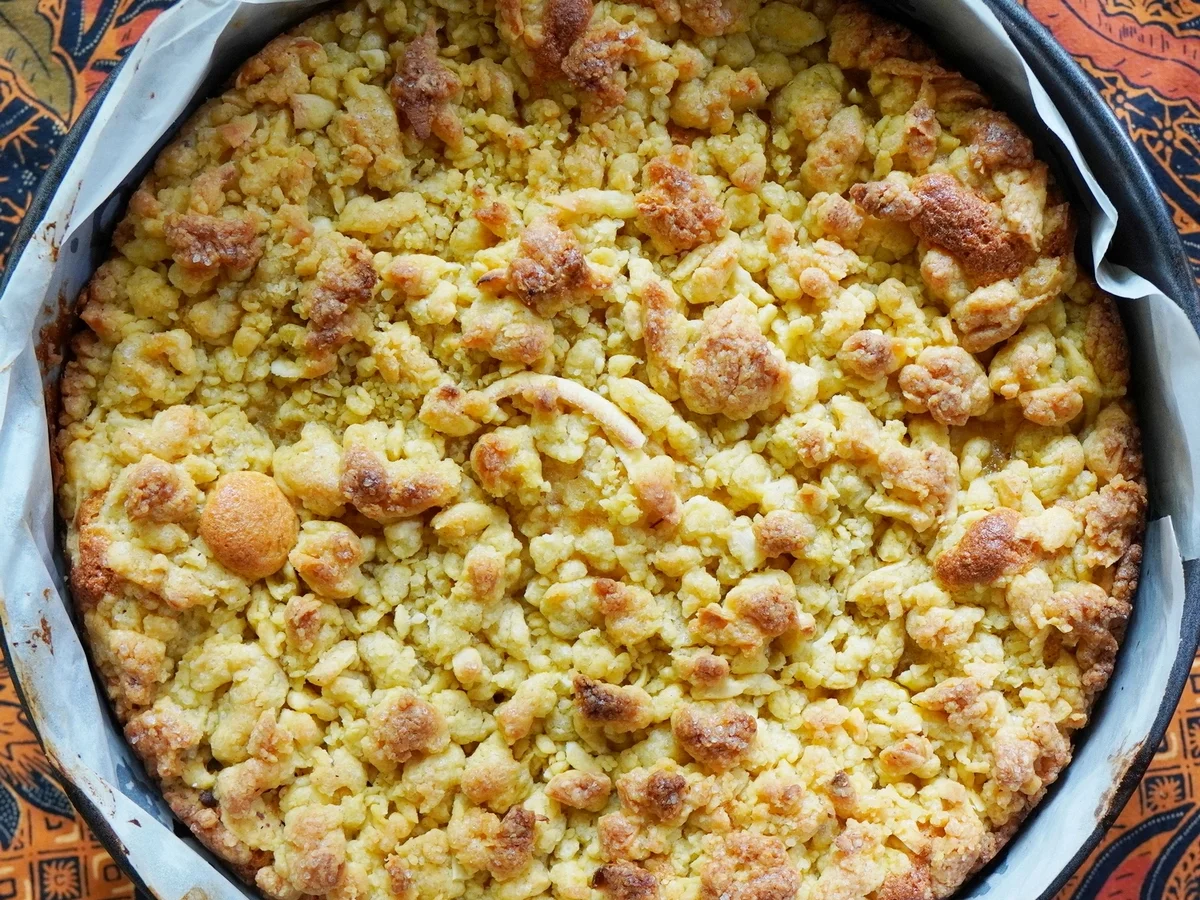 Rezept: Exotischer Apfelkuchen mit Kokosstreuseln Bild Nr. 4 Exotischer Apfelkuchen mit Kokosstreuseln - Rezept - Bild Nr. 4