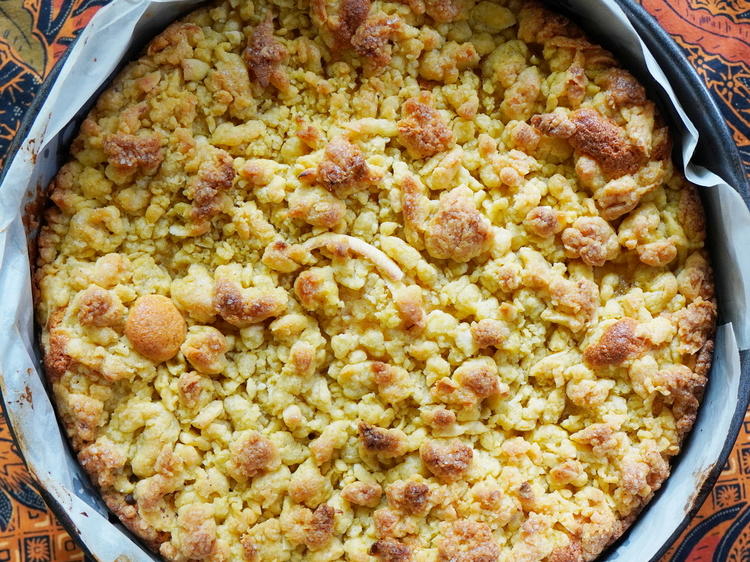 Exotischer Apfelkuchen mit Kokosstreuseln - von Antareja
