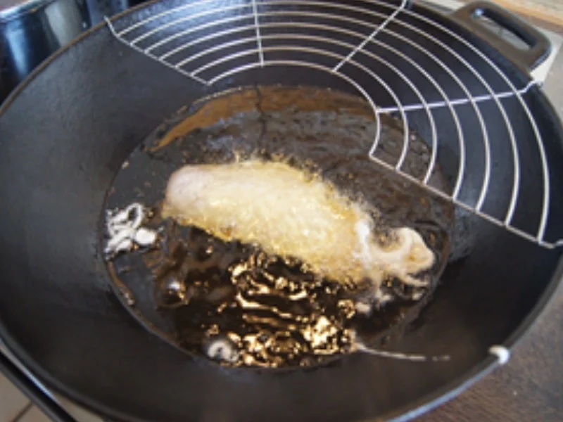 Rezept: Gebackenes Hähnchenbrustfilet süß-sauer auf Basmatireis Bild Nr. 9 Gebackenes Hähnchenbrustfilet süß-sauer auf Basmatireis - Rezept - Bild Nr. 9