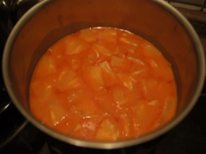 Rezept: Gebackenes Hähnchenbrustfilet süß-sauer auf Basmatireis Bild Nr. 18 Gebackenes Hähnchenbrustfilet süß-sauer auf Basmatireis - Rezept - Bild Nr. 18