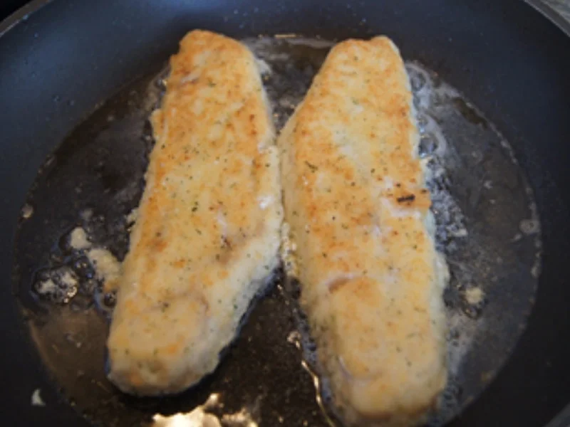 Seelachsfilet mit Rote-Bete-Salat und Möhren-Kartoffel-Stampf - Rezept - Bild Nr. 6