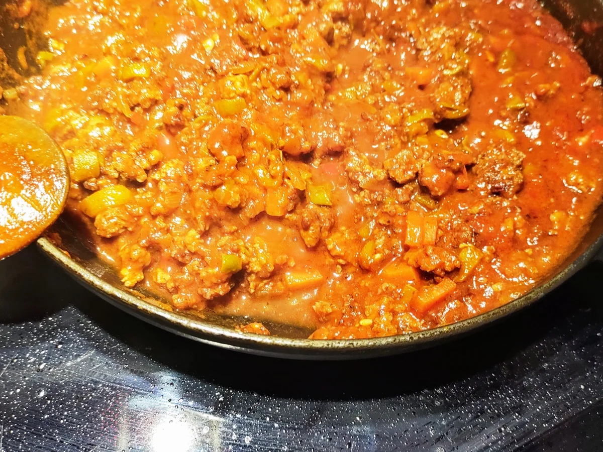 Rezept: Canneloni mit Sauce Bolognese und Ricotta Bild Nr. 4 Canneloni mit Sauce Bolognese und Ricotta - Rezept - Bild Nr. 4