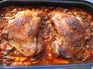 Saftige Putenkeule auf Gemüse - Rezept - Bild Nr. 2
