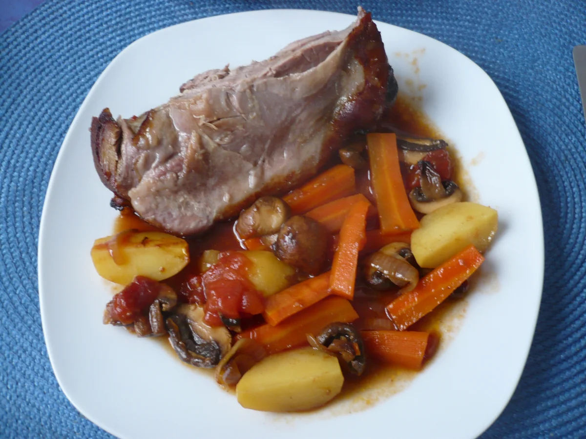 Rezept: Saftige Putenkeule auf Gemüse Bild Nr. 14 Saftige Putenkeule auf Gemüse - Rezept - Bild Nr. 14
