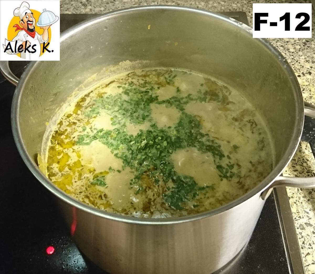 Schmelzkäse Suppe nach französische Art a La Aleks. - Rezept - Bild Nr. 13559