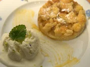 Apfelkuchen und Eis - Rezept - Bild Nr. 2