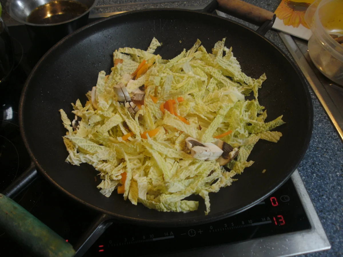 Gemüsenudeln mit Hühnerfilet - Rezept - Bild Nr. 7