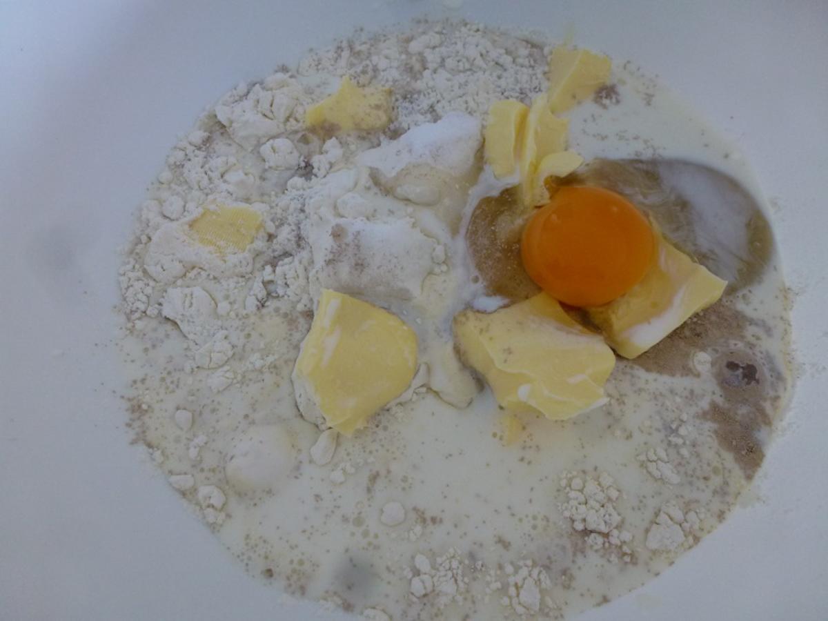 Pfirsich-Pudding-Streuselkuchen - Rezept - Bild Nr. 5