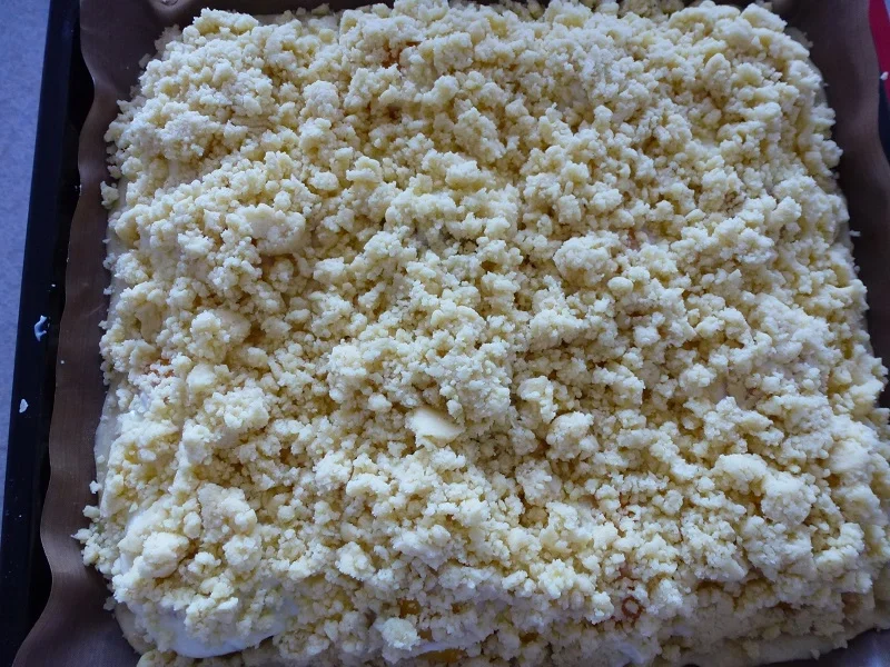 Pfirsich-Pudding-Streuselkuchen - Rezept - Bild Nr. 13