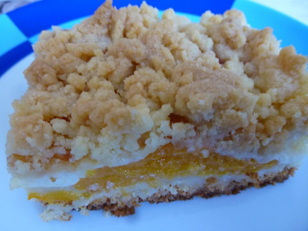 Pfirsich-Pudding-Streuselkuchen - Rezept - Bild Nr. 14