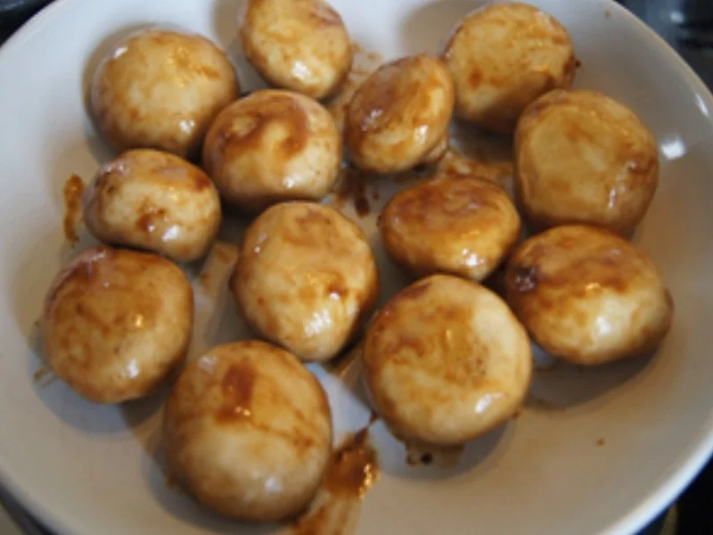 Steakhüfte mit-Babyspinat und Champignons im Wok und Pellkartoffel-Drillingen - Rezept - Bild Nr. 15