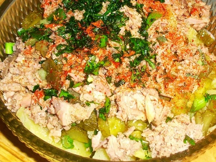 Kartoffel-Thunfischsalat - Rezept - Bild Nr. 4