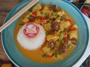 Asiatisches-Kabeljau-Curry mit Jasmin-Reis - Rezept - Bild Nr. 2