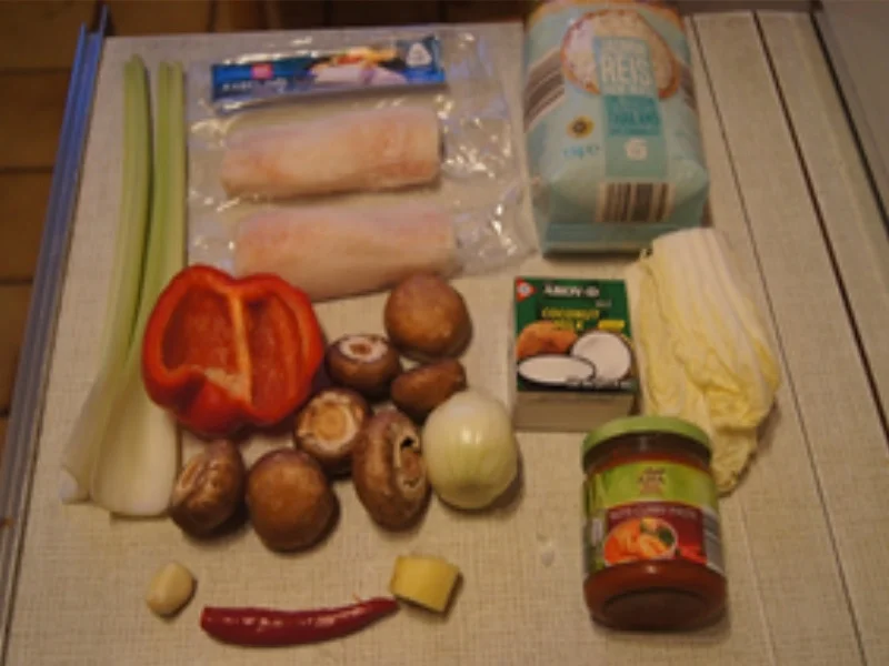 Asiatisches-Kabeljau-Curry mit Jasmin-Reis - Rezept - Bild Nr. 3