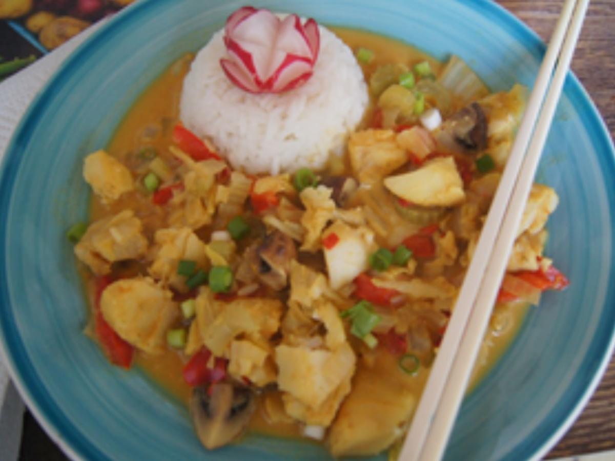 Asiatisches-Kabeljau-Curry mit Jasmin-Reis - Rezept - Bild Nr. 20