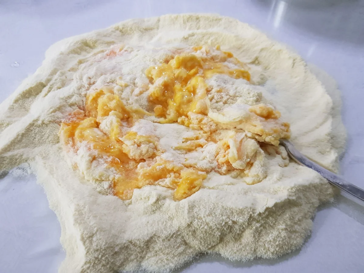 Pappardelle mit Cognac-Rahmsoße und Garnelen - Rezept - Bild Nr. 13620