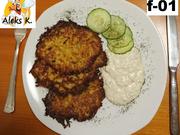 Weißrusslands Draniki, Kartoffelpuffer mit Quark dipp nach Tsatsiki Art - Rezept - Bild Nr. 13643