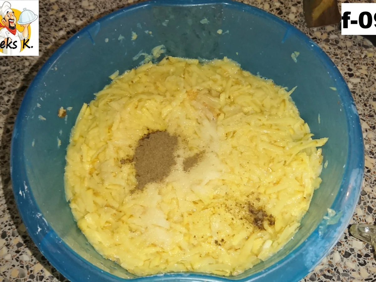 Weißrusslands Draniki, Kartoffelpuffer mit Quark dipp nach Tsatsiki Art - Rezept - Bild Nr. 13651