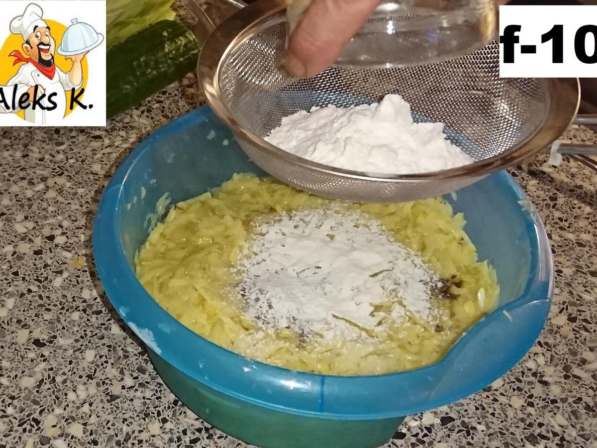 Weißrusslands Draniki, Kartoffelpuffer mit Quark dipp nach Tsatsiki Art ...