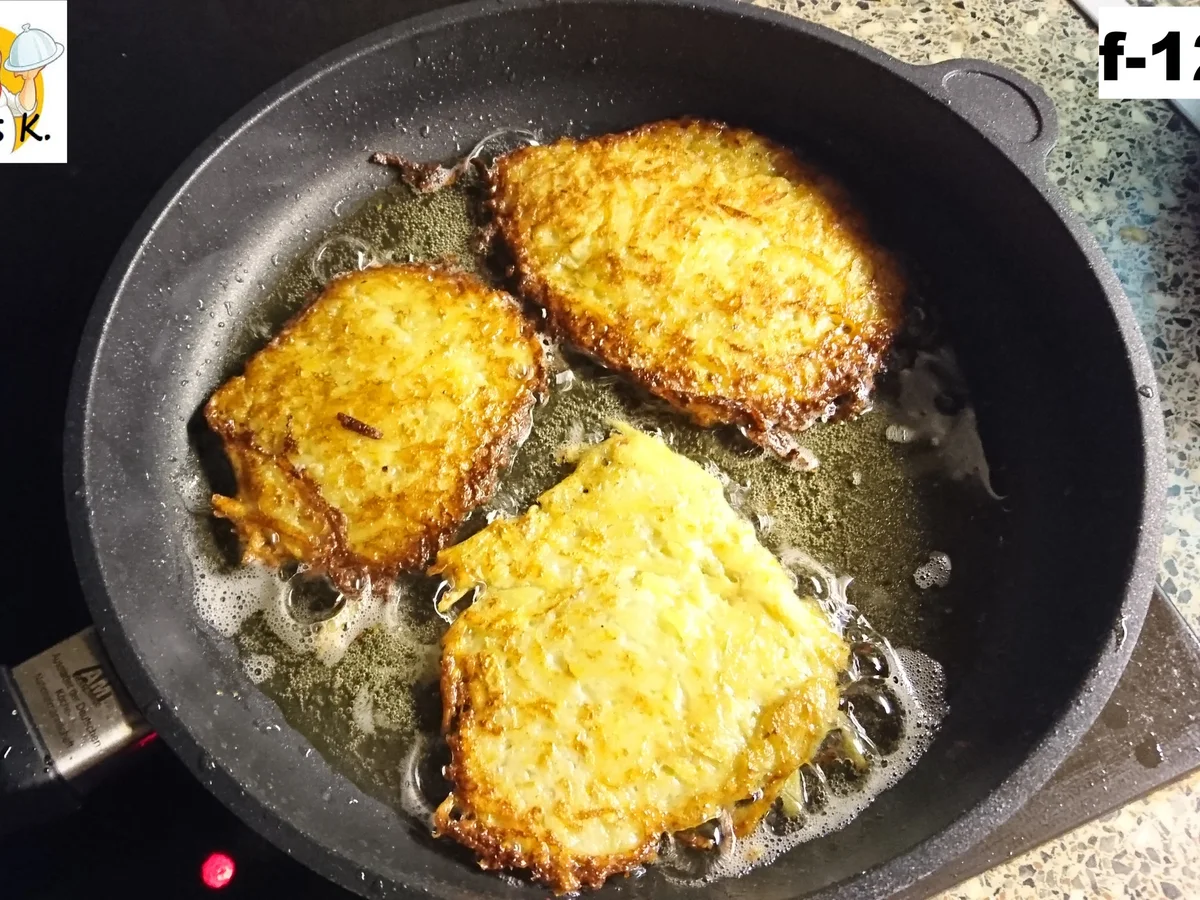 Weißrusslands Draniki, Kartoffelpuffer mit Quark dipp nach Tsatsiki Art - Rezept - Bild Nr. 13659