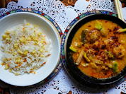 Garnelensuppe mit Mandarin-Blütenreis - Rezept - Bild Nr. 13661
