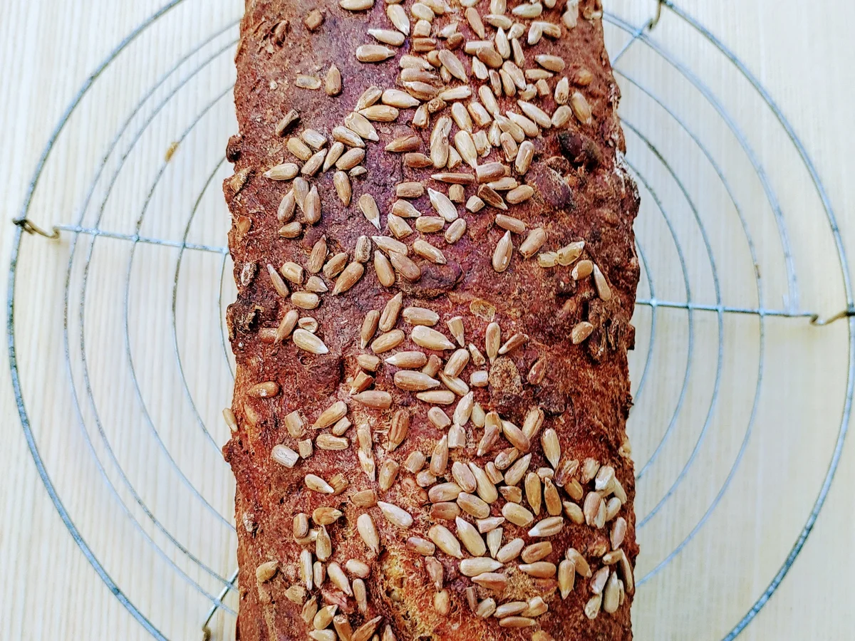 Rezept: Brot: Orangen-Karotten-Ingwer Kastenbrot mit Körnern Bild Nr. 17 Brot: Orangen-Karotten-Ingwer Kastenbrot mit Körnern - Rezept - Bild Nr. 17