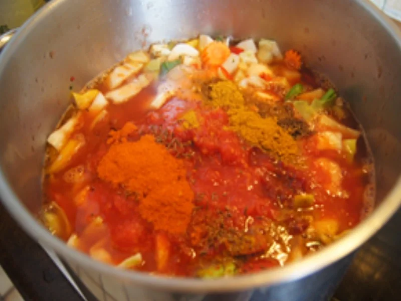 Herzhafte Schlankmacher-Maxigemüse-Suppe - Rezept - Bild Nr. 20