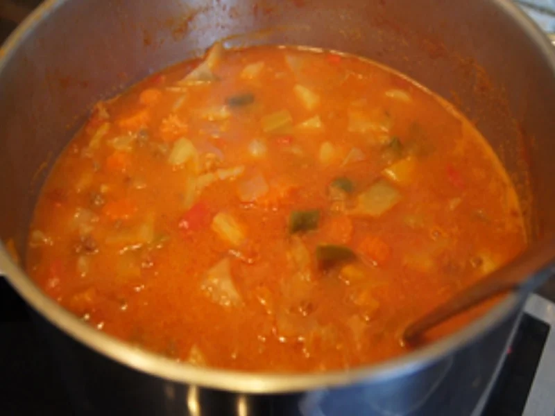 Herzhafte Schlankmacher-Maxigemüse-Suppe - Rezept - Bild Nr. 21