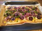 Himmel und Erde als Flammkuchen - Rezept - Bild Nr. 13662