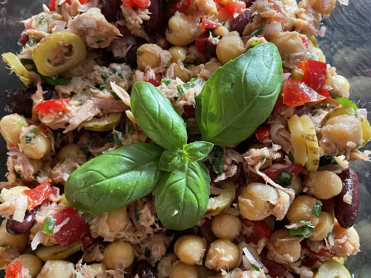Kichererbsensalat mit Thunfisch - Rezept - Bild Nr. 2