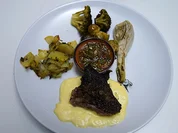 Koblenzer Lamm, Kartoffeln und Gemüse a la plancha - Rezept - Bild Nr. 2