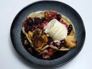 Gebackene rote Früchte mit Parfait - Rezept - Bild Nr. 13698