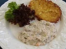Matjes-Lachs-Tatar mit Gemüsesalat - Rezept