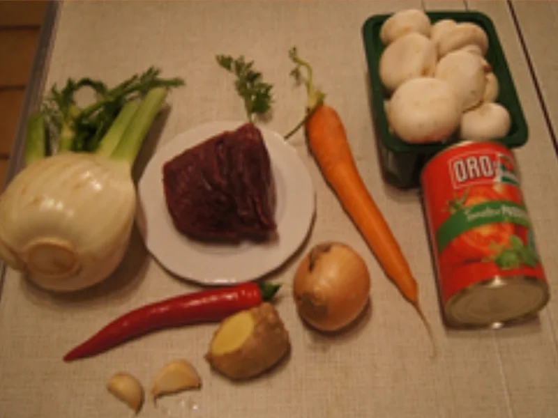 Steakhüfte mit Fenchel und Champignons - Rezept - Bild Nr. 13703