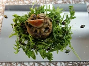 Rezept: Feigenbulgur mit Pilzen und Zucchini auf schwarzem Reis im Rucolanest Bild Nr. 2 Feigenbulgur mit Pilzen und Zucchini auf schwarzem Reis im Rucolanest - Rezept - Bild Nr. 2