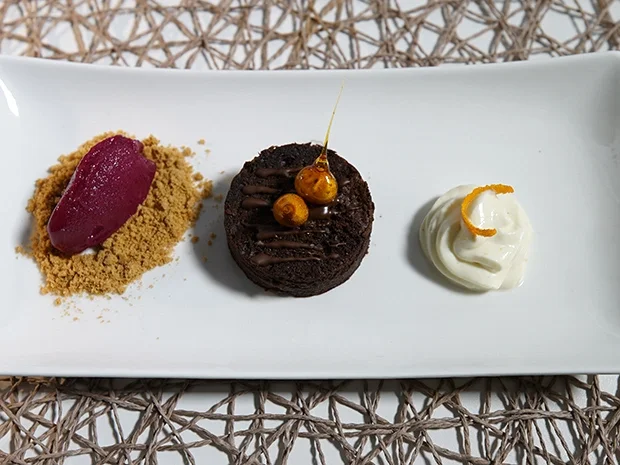 Orangencreme, Pornokuchen und Rotkohlsorbet - Rezept - Bild Nr. 2