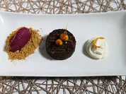 Orangencreme, Pornokuchen und Rotkohlsorbet - Rezept - Bild Nr. 2