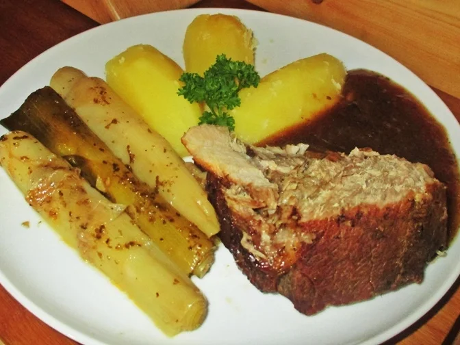 Rezept: Nackenbraten aus dem Ofen Bild Nr. 13702 Nackenbraten aus dem Ofen - Rezept - Bild Nr. 13702