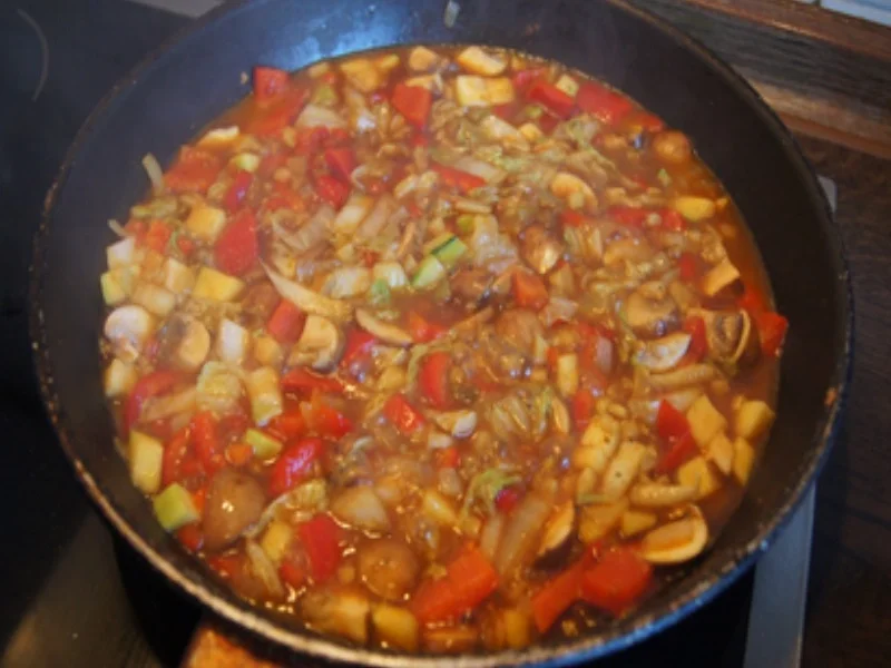 Herzhaftes Gemüse-Omelett - Rezept - Bild Nr. 12