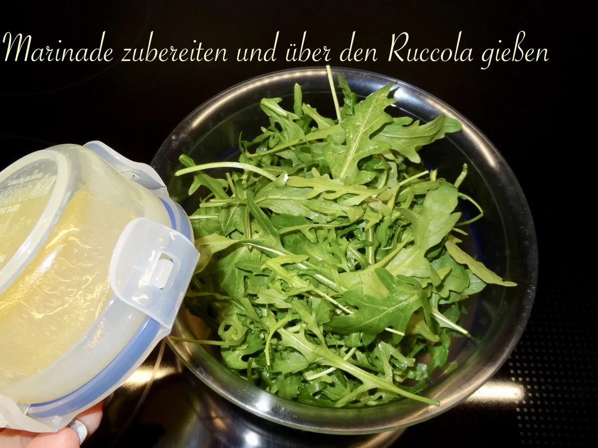 gefüllte Neuburger Röllchen im Rucola Salatbett - Rezept - Bild Nr. 13704