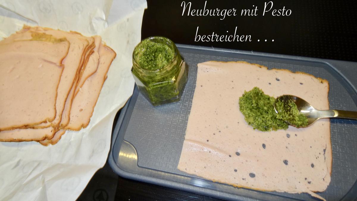 gefüllte Neuburger Röllchen im Rucola Salatbett - Rezept - Bild Nr. 13707