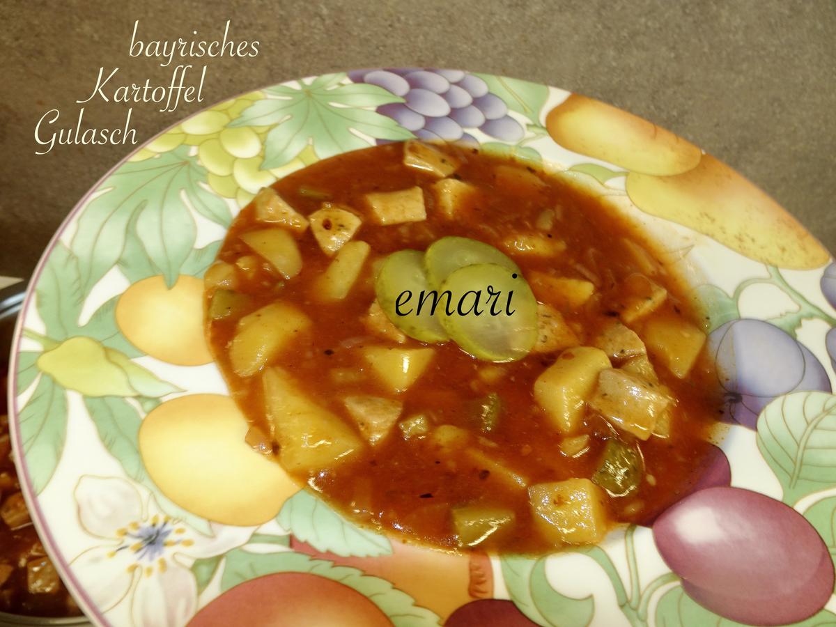 Kartoffel Gulasch auf "bayrisch" - Kulinarische Weltreise - Rezept - Bild Nr. 15008