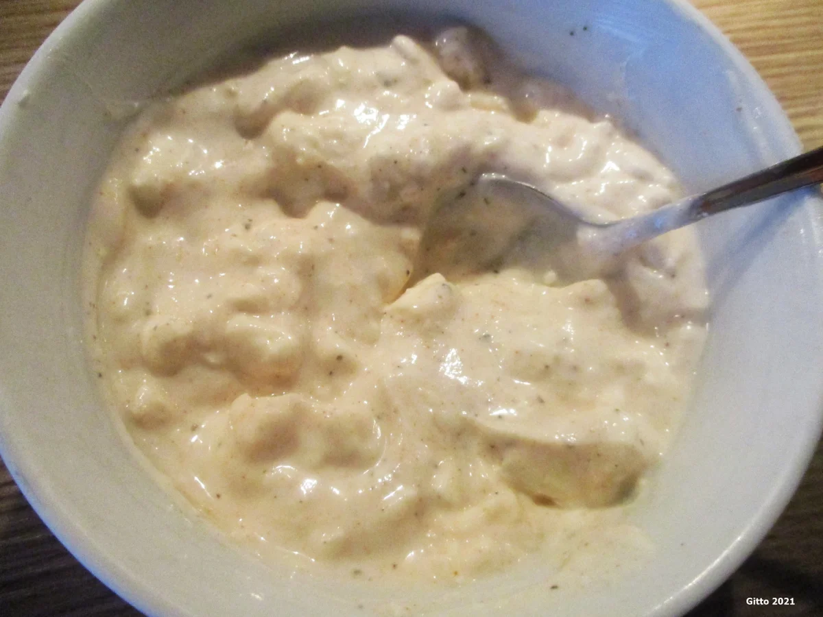 Ofenkartoffeln mit Hackbällchen und Feta-Dip - Rezept - Bild Nr. 13710